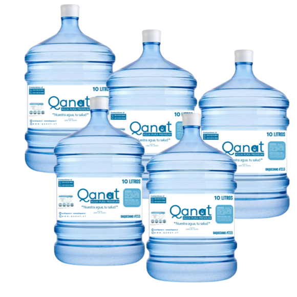 Refill 10 lt agua purificada desde 5 unidades